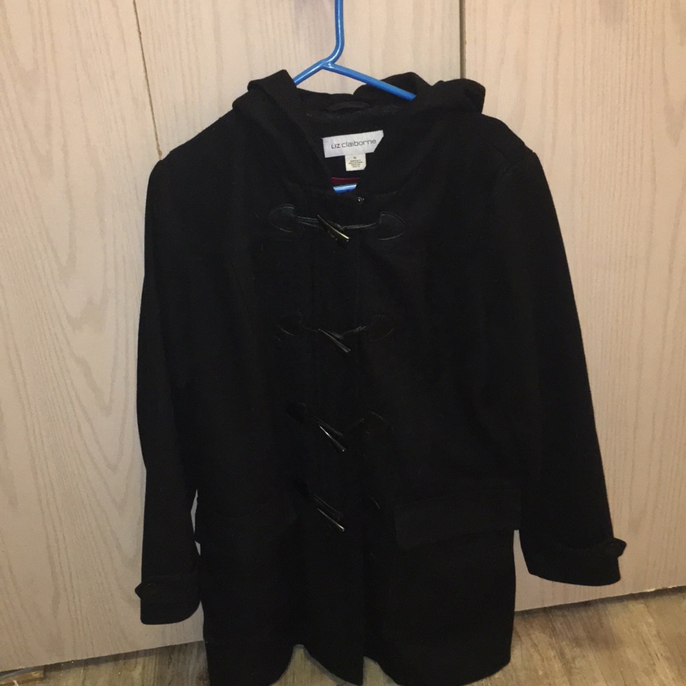Black Pea coat